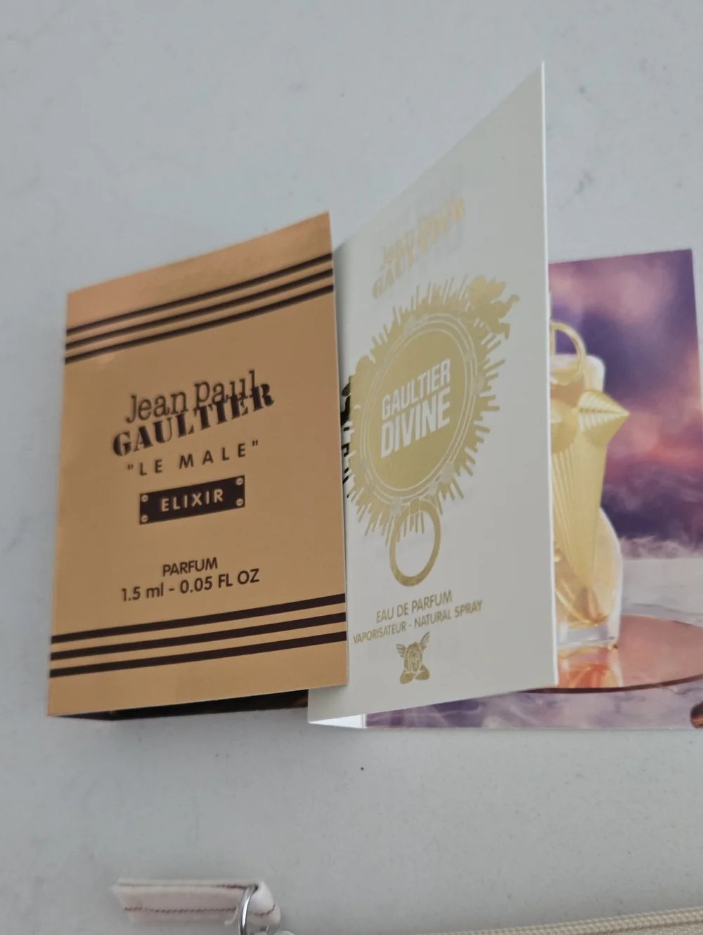 NIB Jean Paul Gaultier Gaultier Divine Body Lotion 75ml Canvas Zip Pouch W/charm
